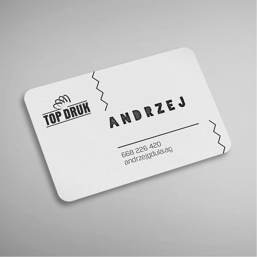 Wizytówki zaokrąglone